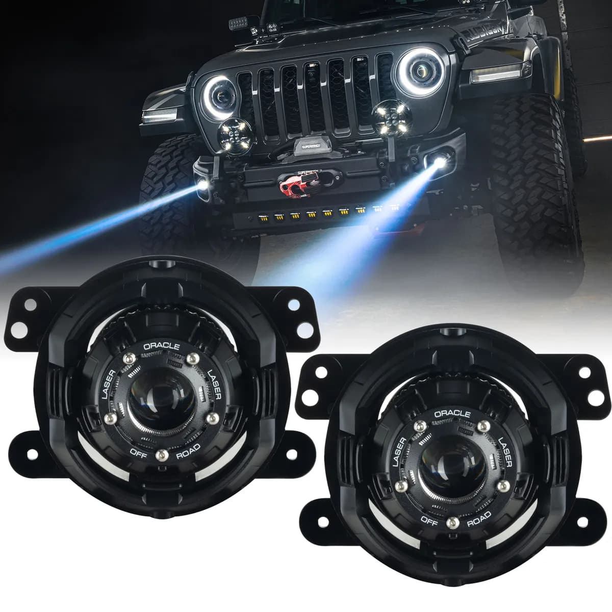 ORACLE Lighting Jeep Wrangler JK/JL & Gladiator JT 15W Off-Road LASER Fog Lights