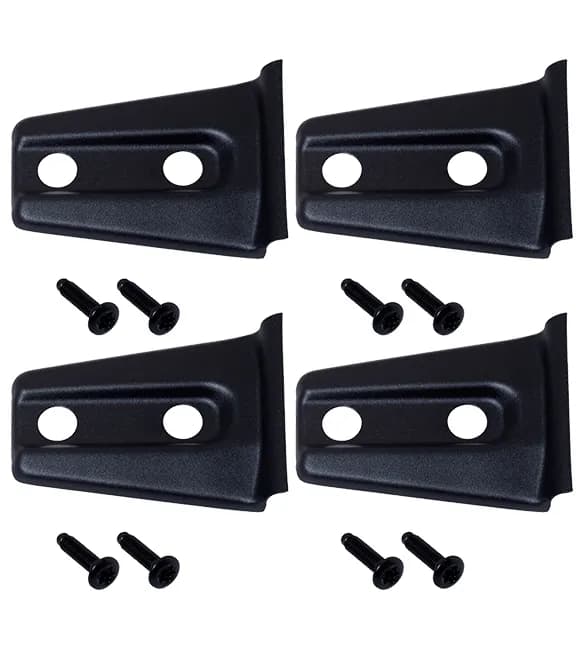 Jeep JK Door Hinge Overlays 4 Pieces 2 Door 07-18 Wrangler JK Textured Black Kentrol