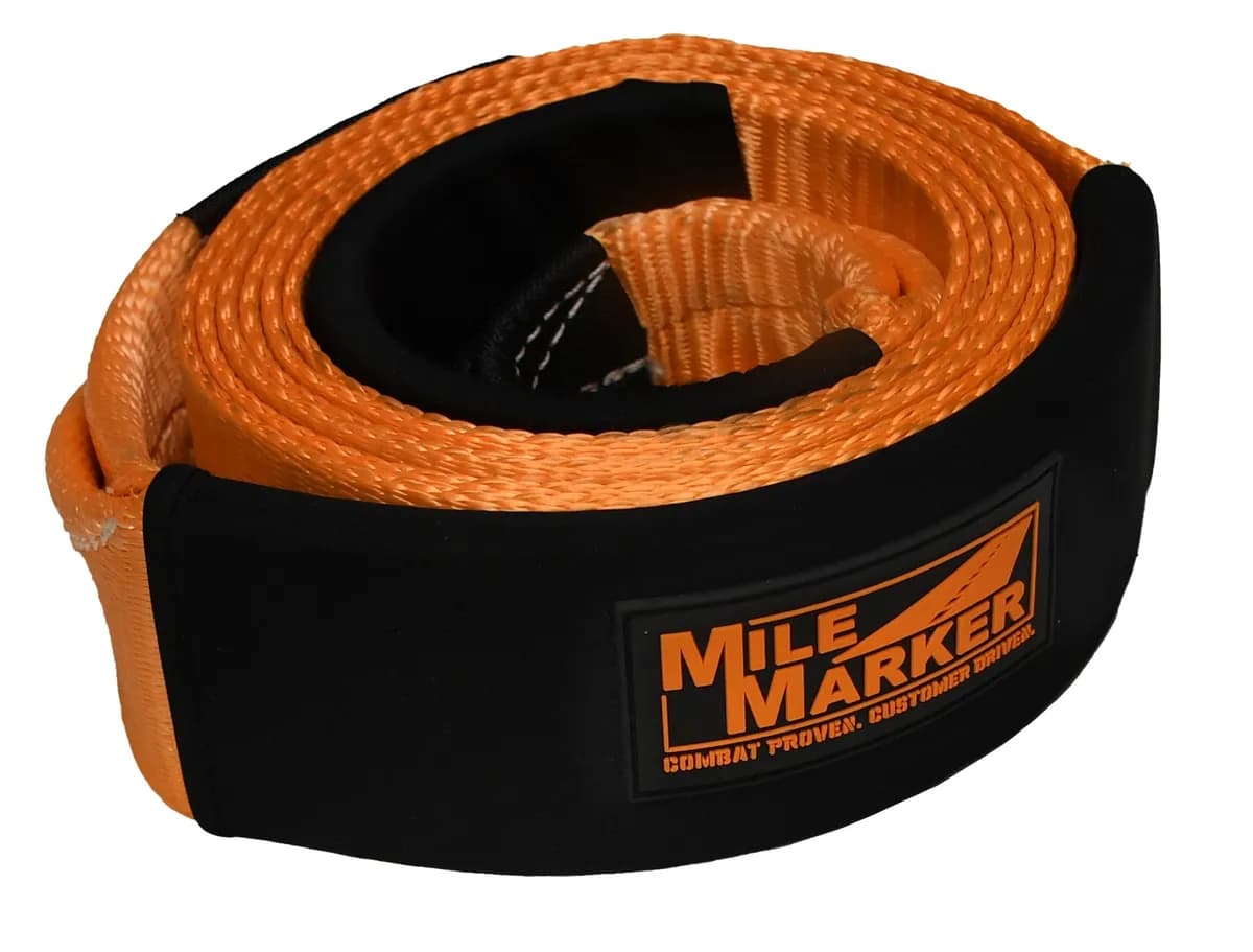 Mile Marker 19315TOW 3IN x 15ft Orange Tow Strap
