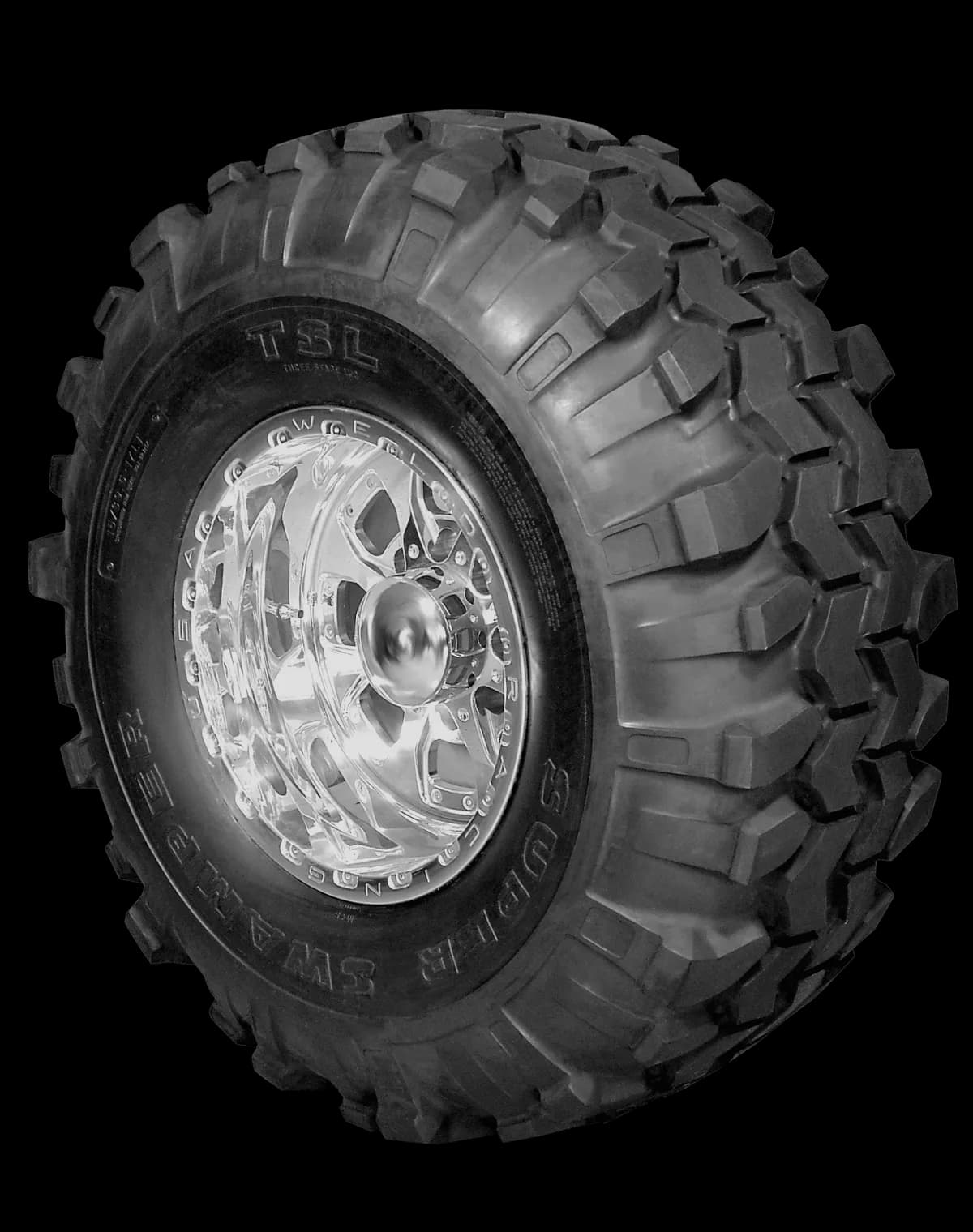 29x8.5015lt 4 Ply Black Sidewall Super Swamper Tslnylontubelessbias