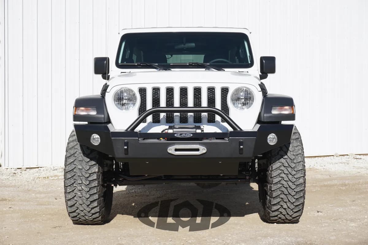 JL/JT Signature Series Full Width Front Bumper w / NO GUARD (Black Powder Coated)