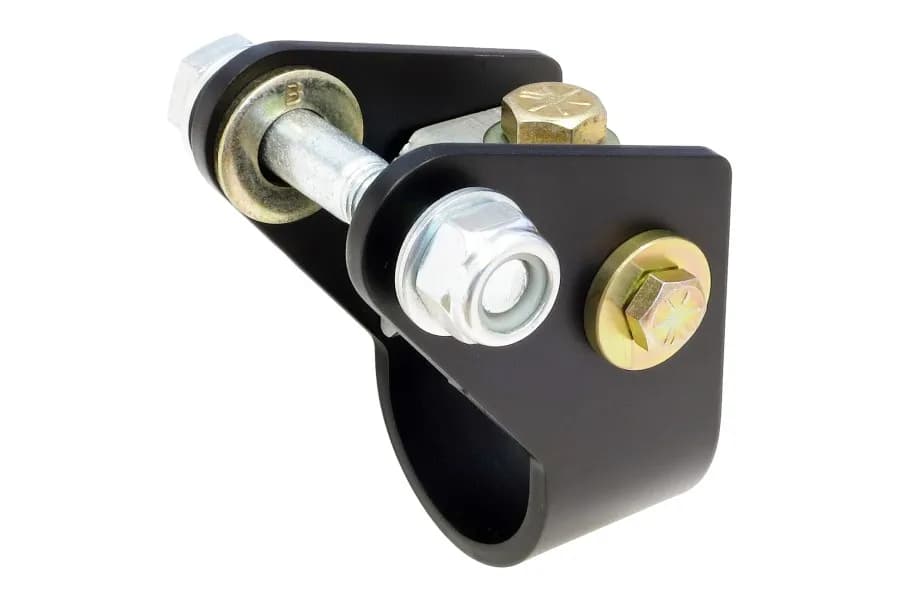 Currectlync® Steering Stabilizer Relocation Bracket; Tie Rod Clamp; Fits 40-42mm Tie Rods;