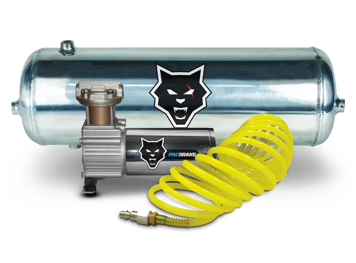 HP10164-AL Onboard Air Kit with 2 1/2 Gallon Aluminum Air tank W/Air Compressor HP10164-AL