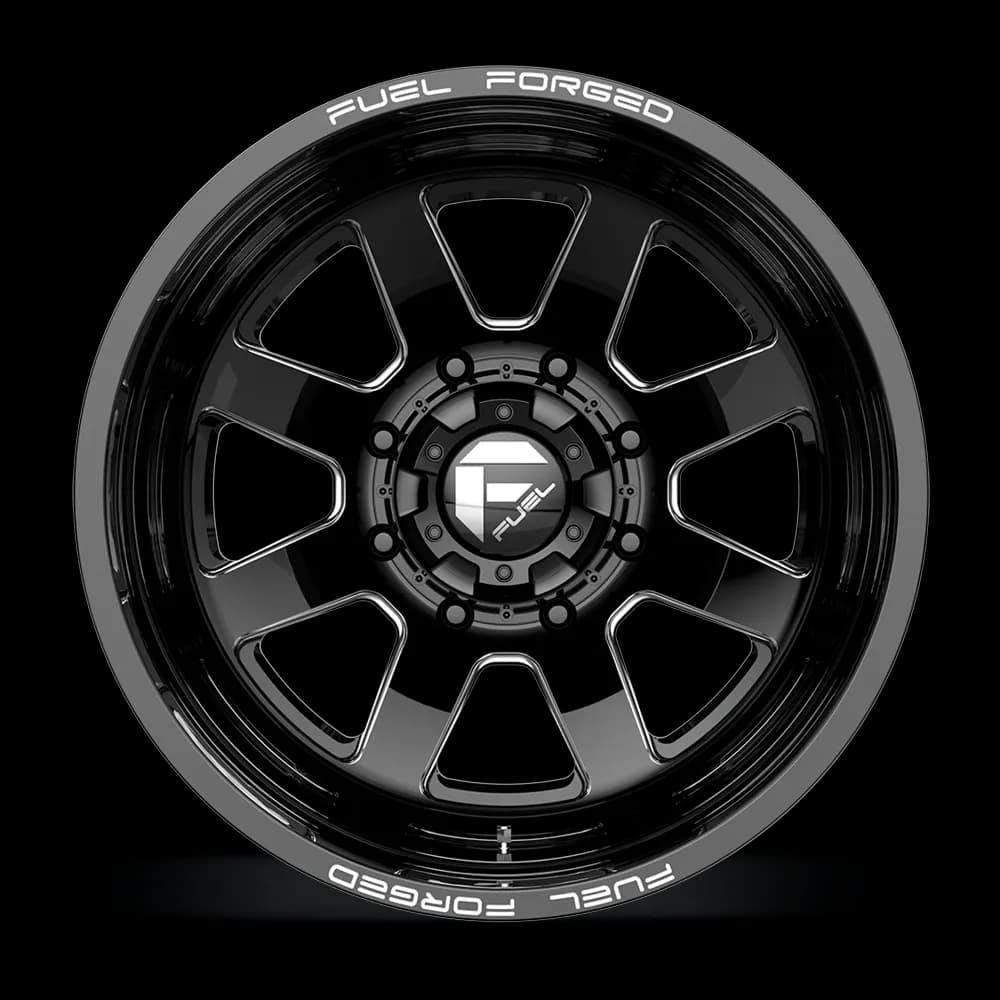 Fuel Wheels | Ff09d Dually | Matte Black Milled