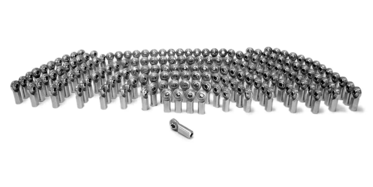 Steinjäger Inch Female Rod Ends Steel Housing, 2 Piece 5/16-24 RH 150 Pack