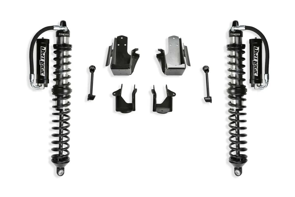 Crawler Coilover Lift System; 3 in. Lift; w/Front Dirt Logic 2.5 Resi Coilovers;