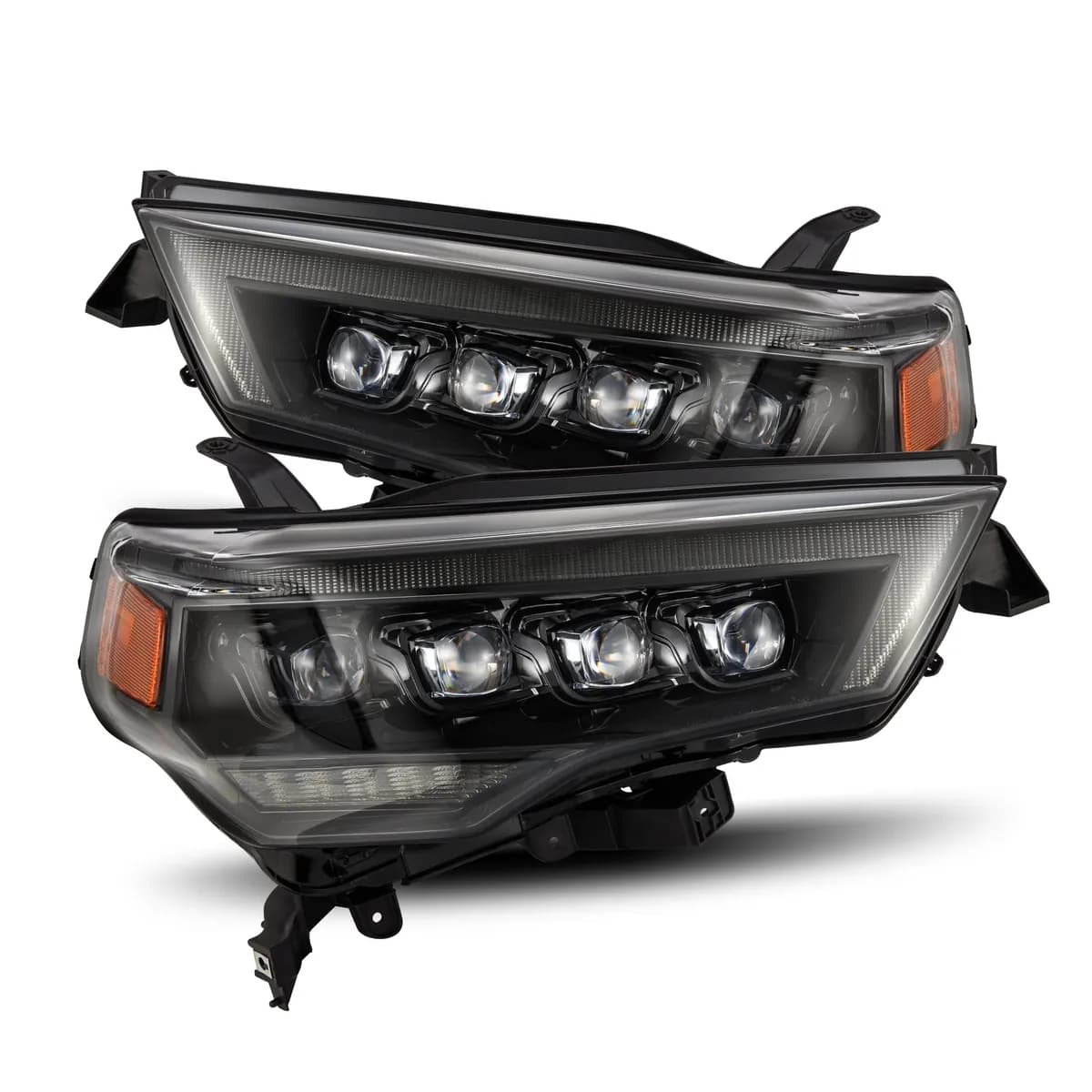 1424 4runner Nova LED Proj Headlights Alpha Black W/Activation Light & Seq Signal/Switchback DRL