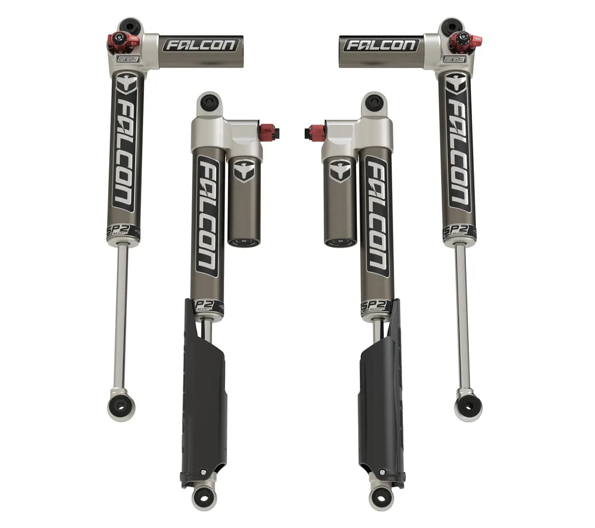 JT: DIESEL Falcon SP2 3.3 Fast Adjust Piggyback Shocks (2-3” Lift) – All 4