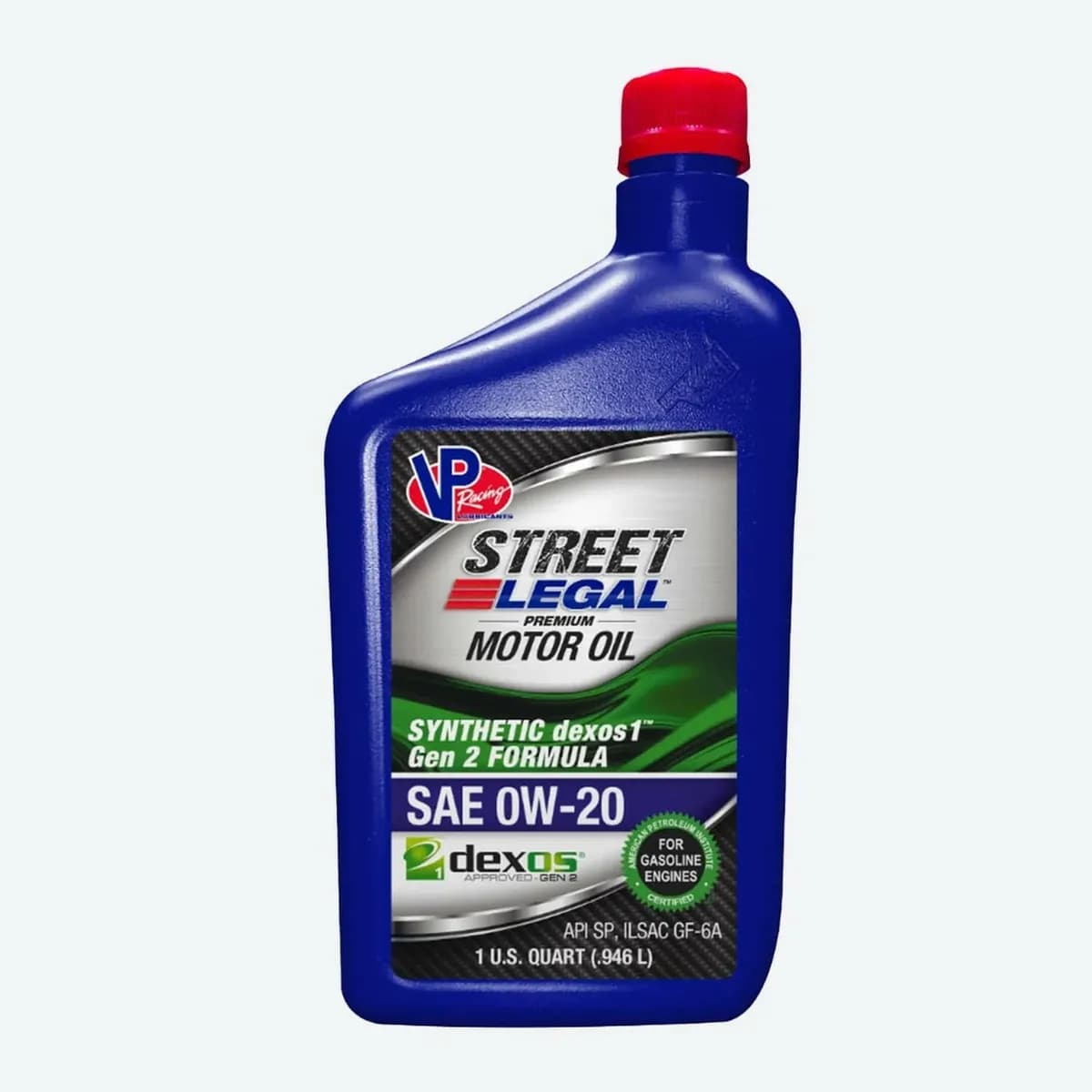 VP Racing Fuels VP3902543 Street Legal Synthetic dexos1 Formula 0W-20 (GF-6) Qt