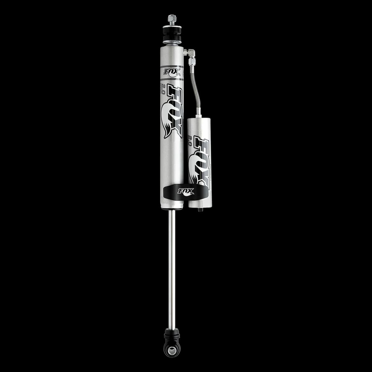 FOX Performance Series Smooth Body Resrvoir Reservoir: External Color: Aluminum Sold As: Each Top Mount: Sm3 Bottom Mount: Es8 Extended24.3 Compressed14.7