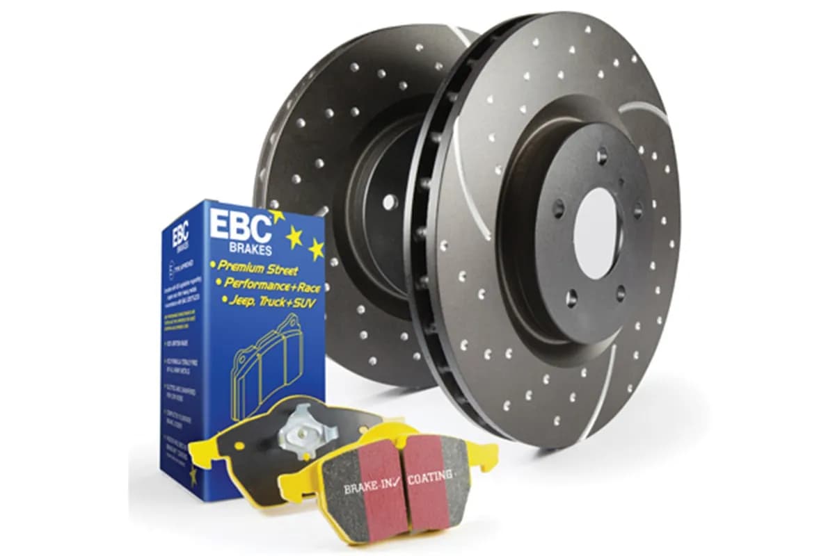 S5 Kits Yellowstuff And GD Rotors; Rear; FMSI Pad No. D1692; Vented; 5 Bolt Holes; 325mm Dia.; 49mm Height; 25mm Thick;
