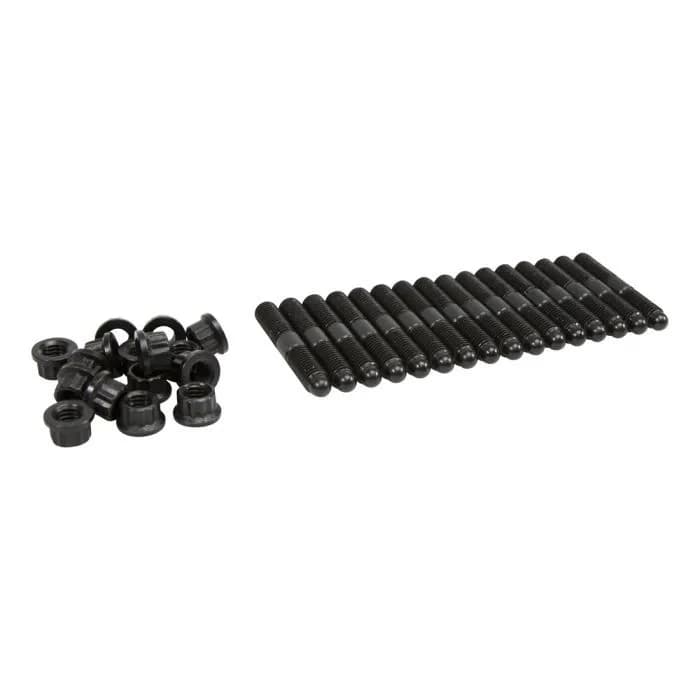 COMP Cams 4587-KIT M8x1.25 threads on both sides. 52mm Overall Stud Length. 12 Point flange nuts