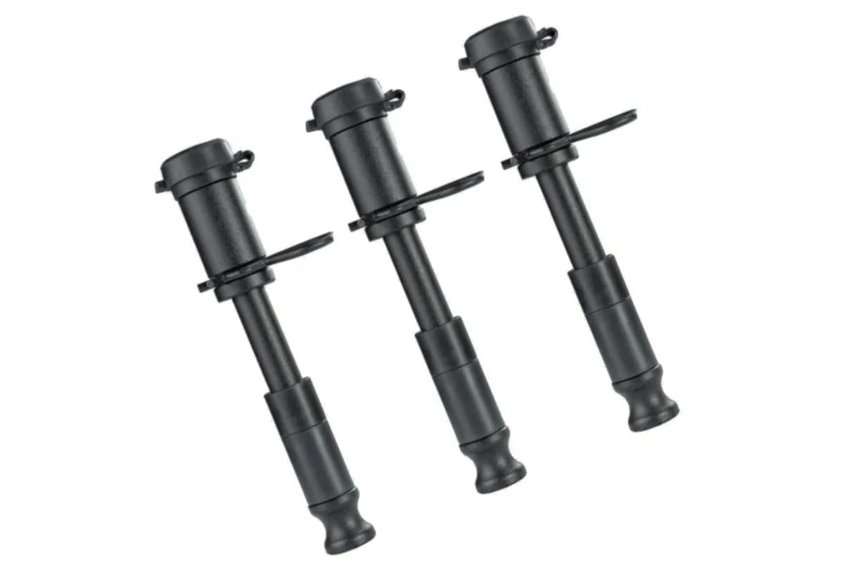 BulletProof Black Ops 5/8 Locking Pin 3-Pack Keyed Alike BLACKBPLP3
