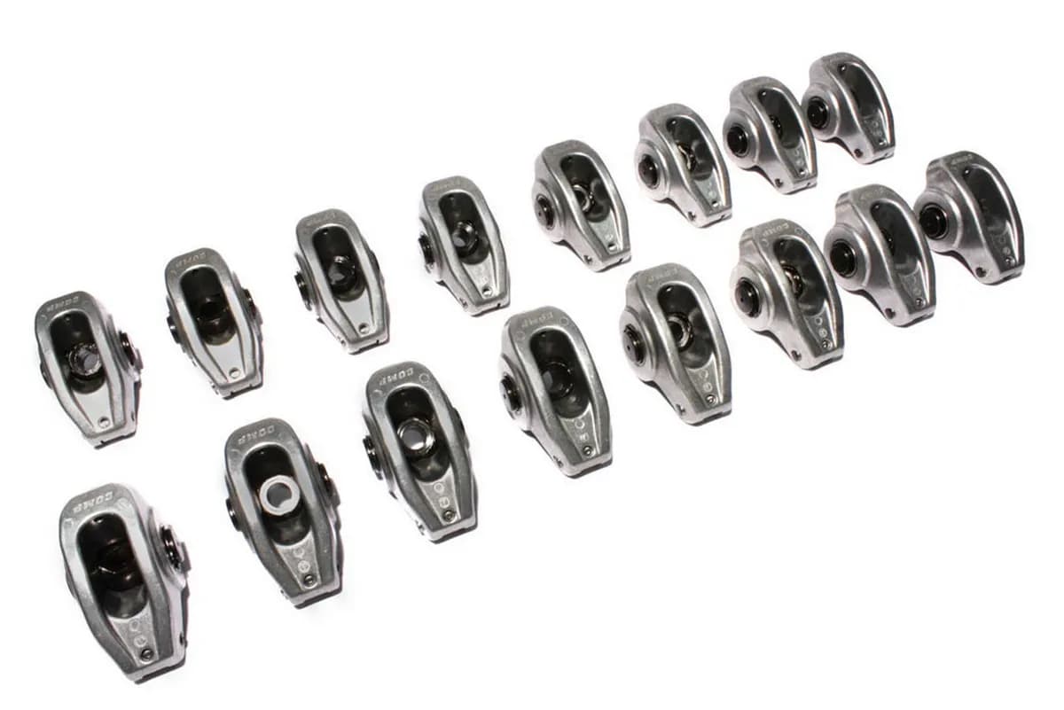 COMP Cams 17001-16 High Energy Aluminum 1.5 Ratio Roller Rocker Set for SBC 265-400 w/ 3/8 Stud