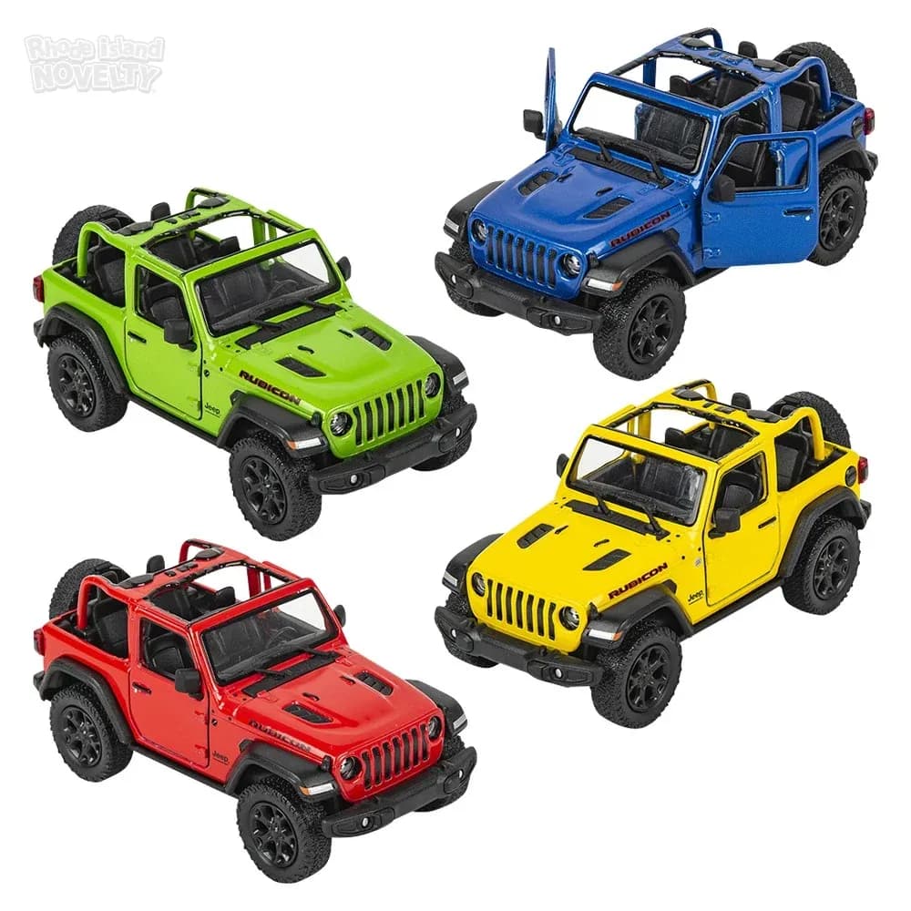 5\" Diecast 2018 Jeep Wrangler Open Top 12/Display