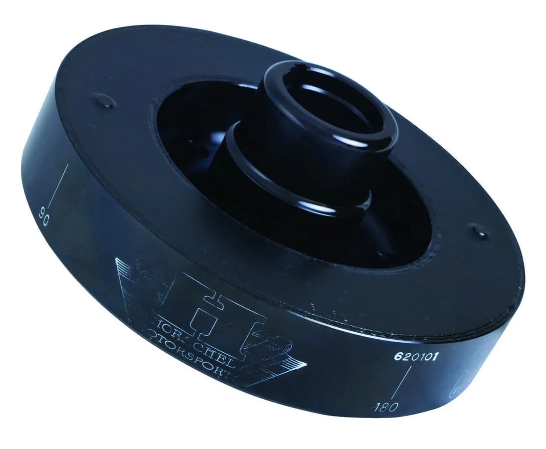 Pontiac 151 Cid 2.5 Liter Internal Balance Steel Black Zinc Finish O.D. 6-14 In. Performance Damper