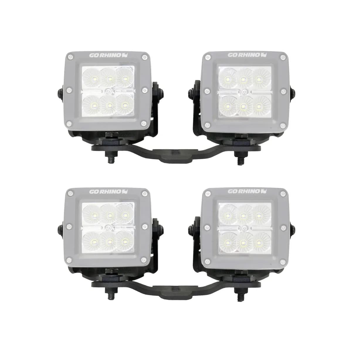 18c Wrangler Jl/Wrangler Jlutwo 3in Cubes Accessories Wrangler JL Light Mounts