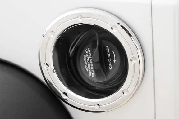 0719 Wrangler JK 2dr Chrome Fuel Door Cover