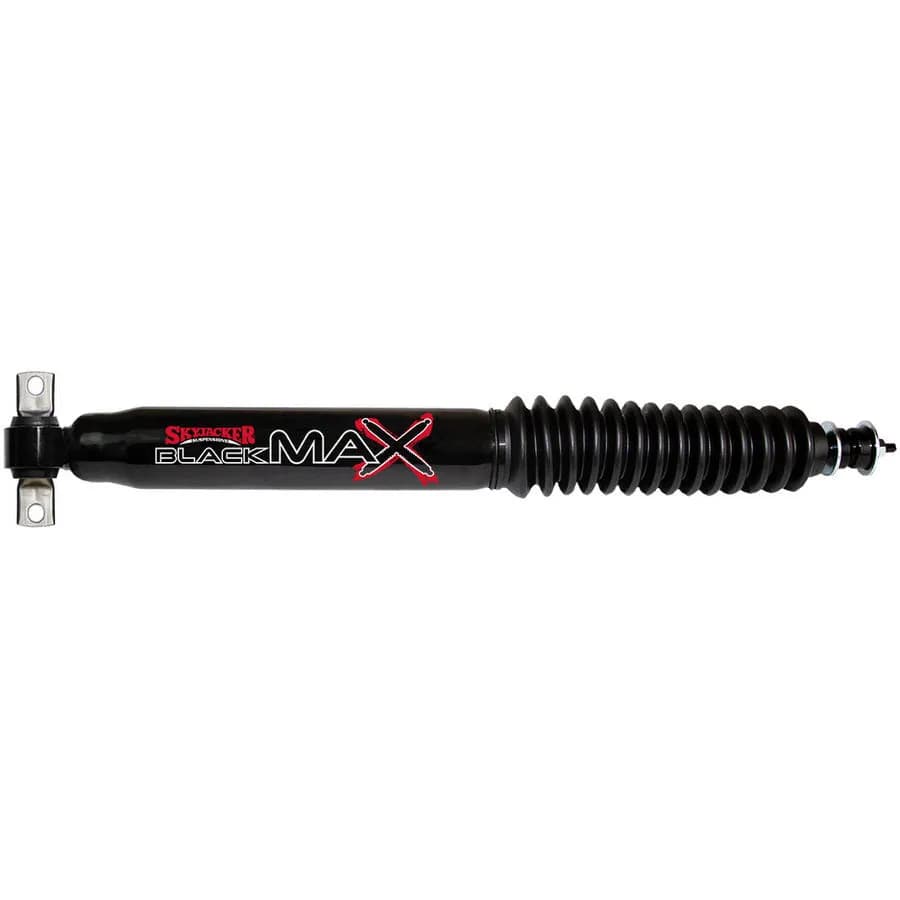 Black MAX Shock Absorber w/Black Boot 22.75 Inch Extended 13.54 Inch Collapsed 84-01 Jeep Cherokee 86-92 Jeep Comanche 93-04 Jeep Grand Cherokee 97-06 Jeep TJ 97-06 Jeep Wrangler Skyjacker