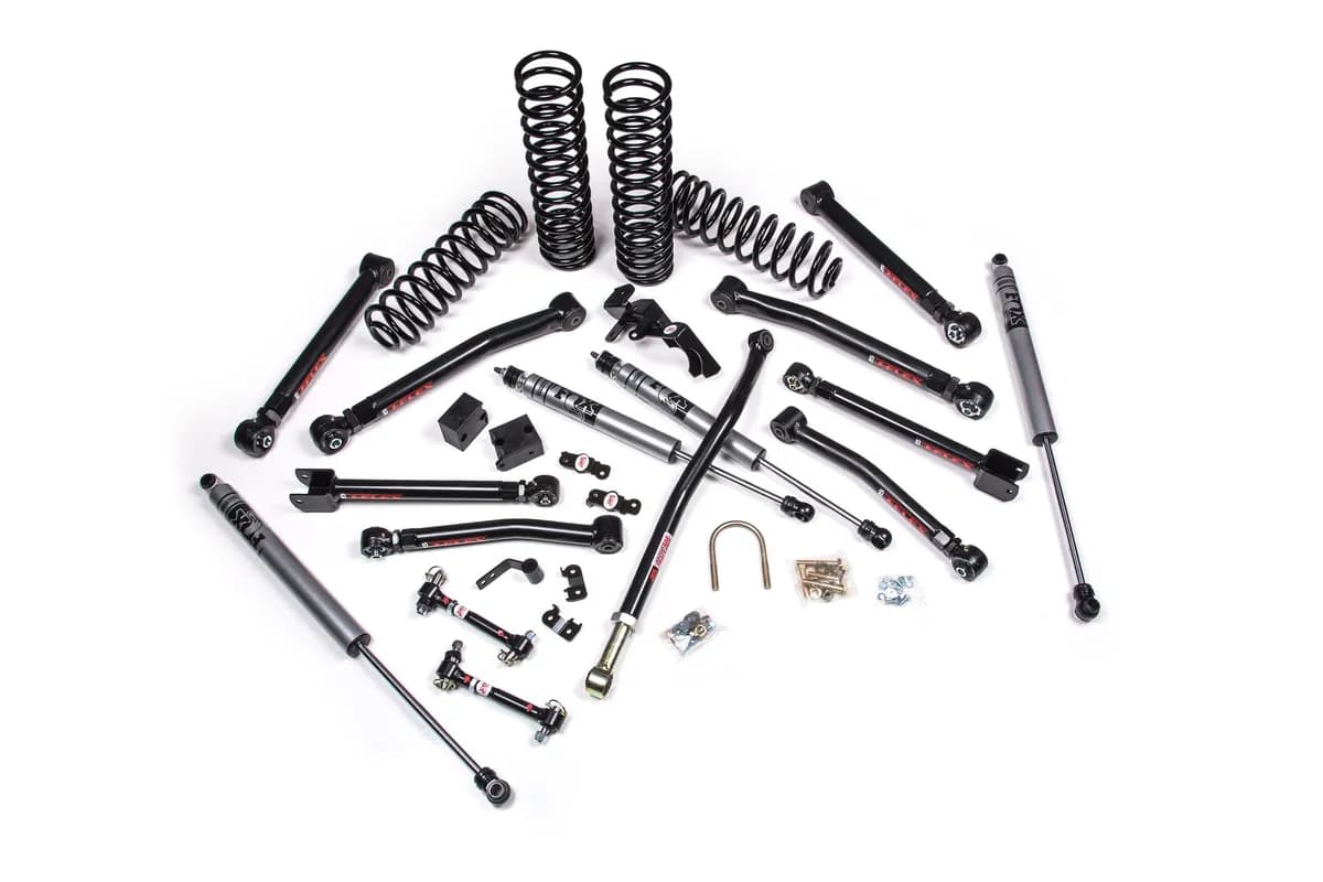 JKS J-Krawl 3.5in Lift Kit w/ Fox 2.0 Performance Series Shocks (Flex End) - JK 2DR