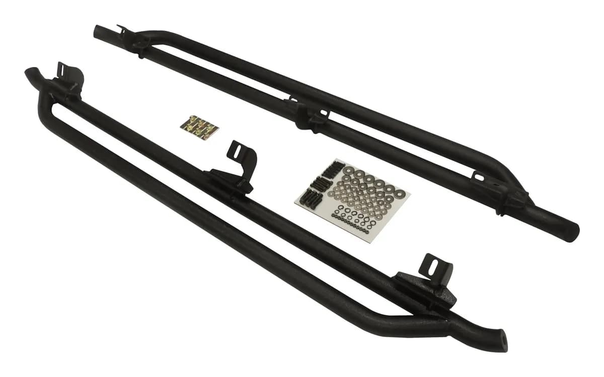 RT Off-Road - Steel Black Rocker Panel Guard Set