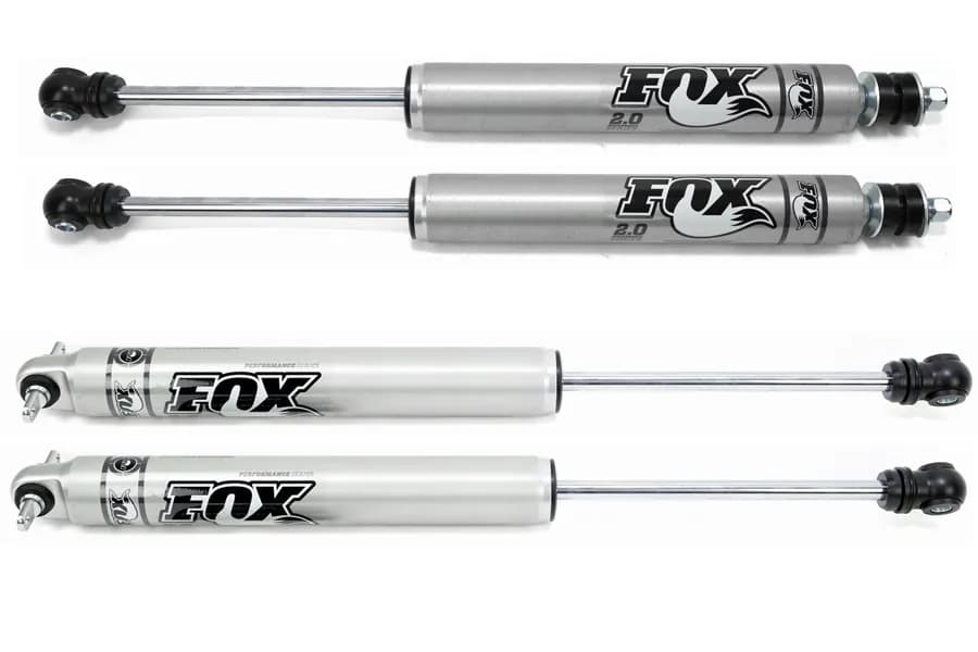 Fox Front and Rear Shocks 4-6in Lift - JK