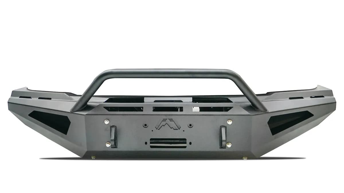 2019-2020 Dodge 2500-3500 HD Red Steel front bumper w pre-runner guard