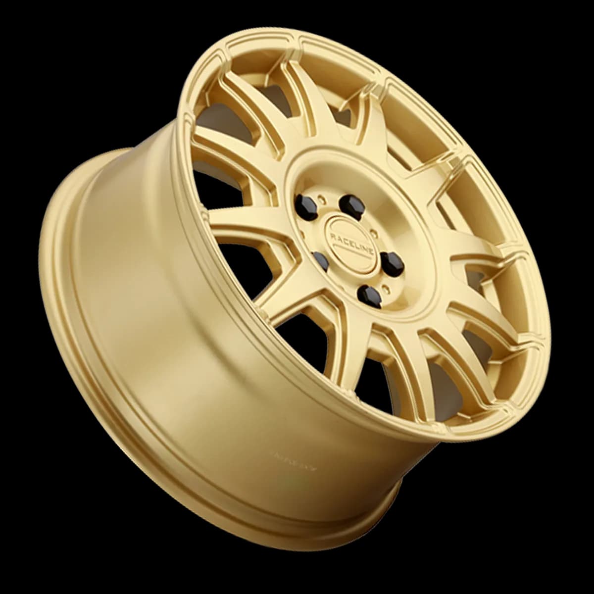 Aluminum Wheels 17x8 Aero 401GD Gold Multi Spoke 40 Offset 5 on 114.3 Bolt Pattern 72.62 Bore Raceline