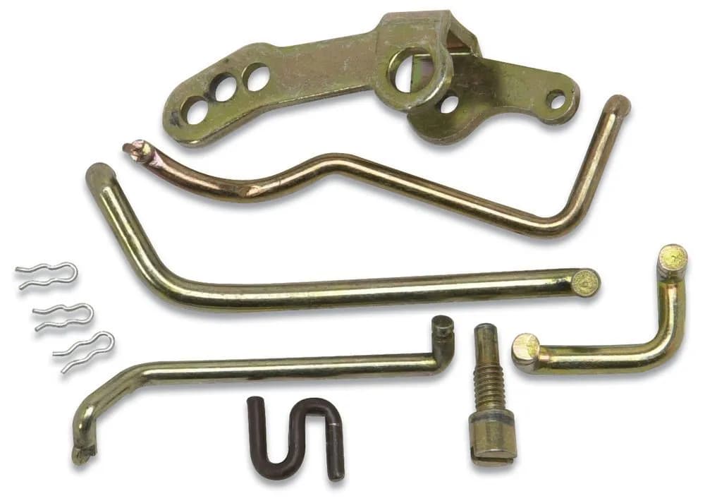 Edelbrock 1473 Carburetor Accelerator Linkage #1473 for AVS2 & Performer Carbs, Gold Iridited