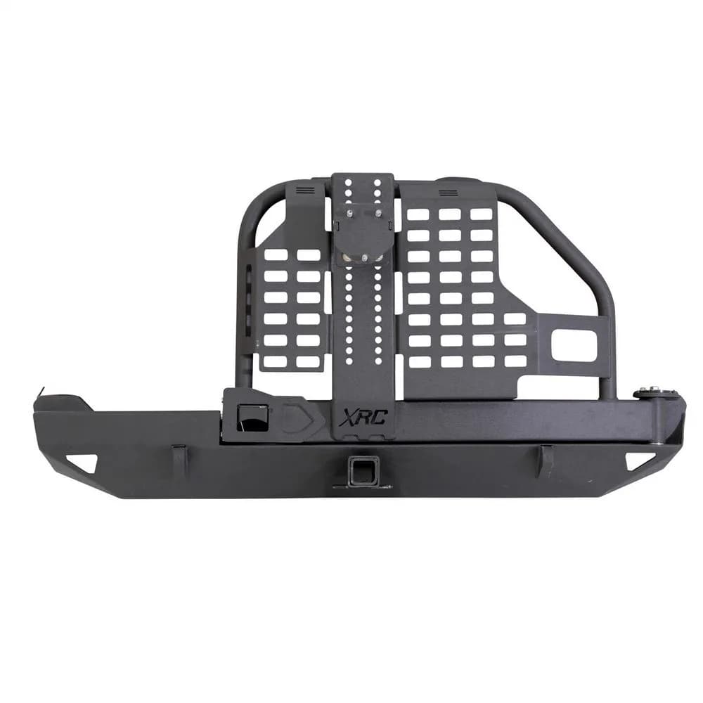 8401 Cherokee (Xj) 2/4 Door Xrc Rear Bumper W/Hitch & Tire Carrier Black Textured
