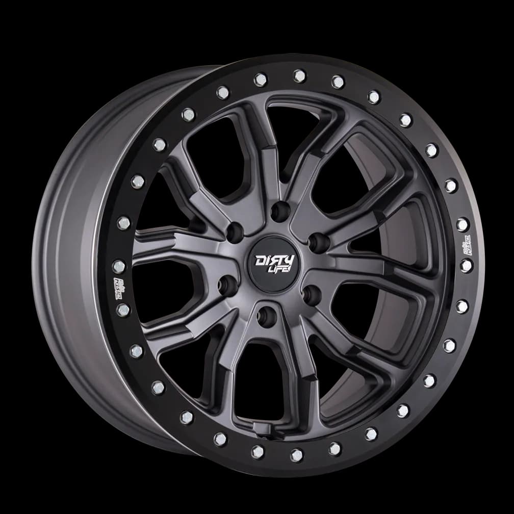 Dirty Life Race Wheels DT-1 9303 Satin Gunmetal 17X9 6-139.7 -12Mm 106Mm