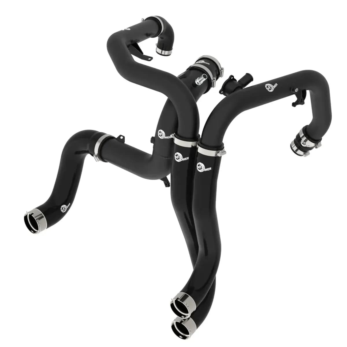 BladeRunner 2-1/4 IN Aluminum Hot Charge Pipe Black Ford Bronco Raptor 22-25/Ranger Raptor 24-25 V6-3.0L