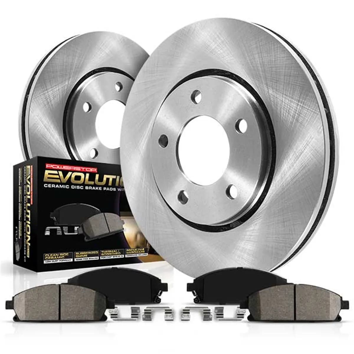 Z17 Direct Replacement Kit: Rotors; Ceramic Pads W/Hardware; Pad Sensors
