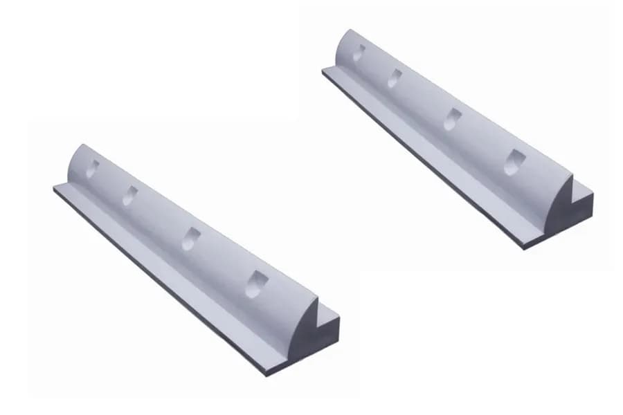 Redarc ABS Plastic Solar Panel Spoiler Mount Set - 2pcs