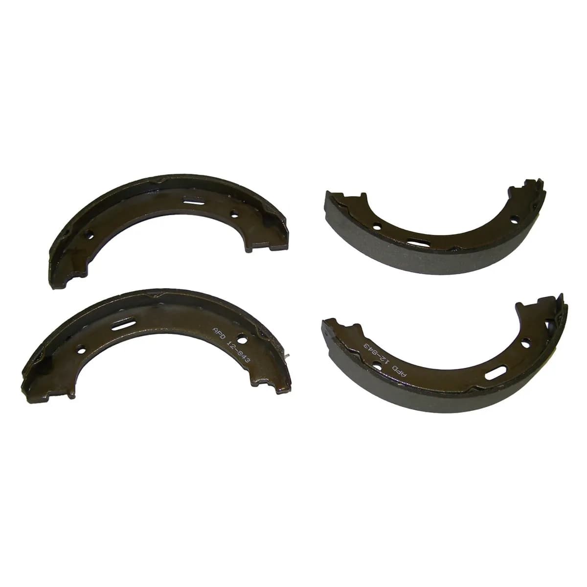 Crown Automotive Jeep Replacement 5086930AB Parking Brake Shoe Set for 2005-2010 WK, WH Grand Cherokee, XK, XH Commander