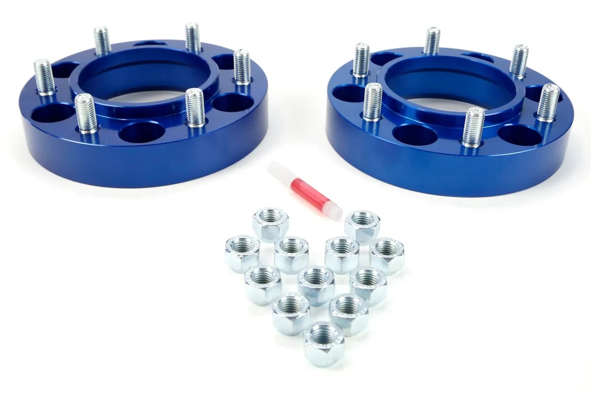 0714 Fj Cruiser/9523 Tacoma0107 Sequoia 6 X 51/2in X 11/4in Thick Blue Wheel Spacers(Pair)