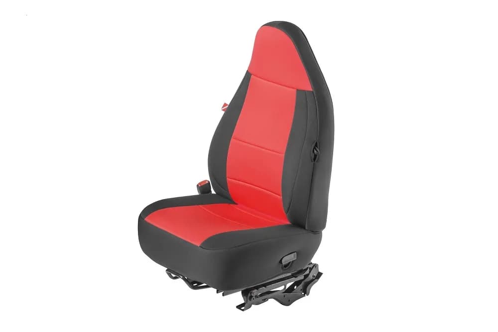Jeep Wrangler Neoprene Seat Covers for 03-06 Jeep Wrangler TJ Red Diver Down
