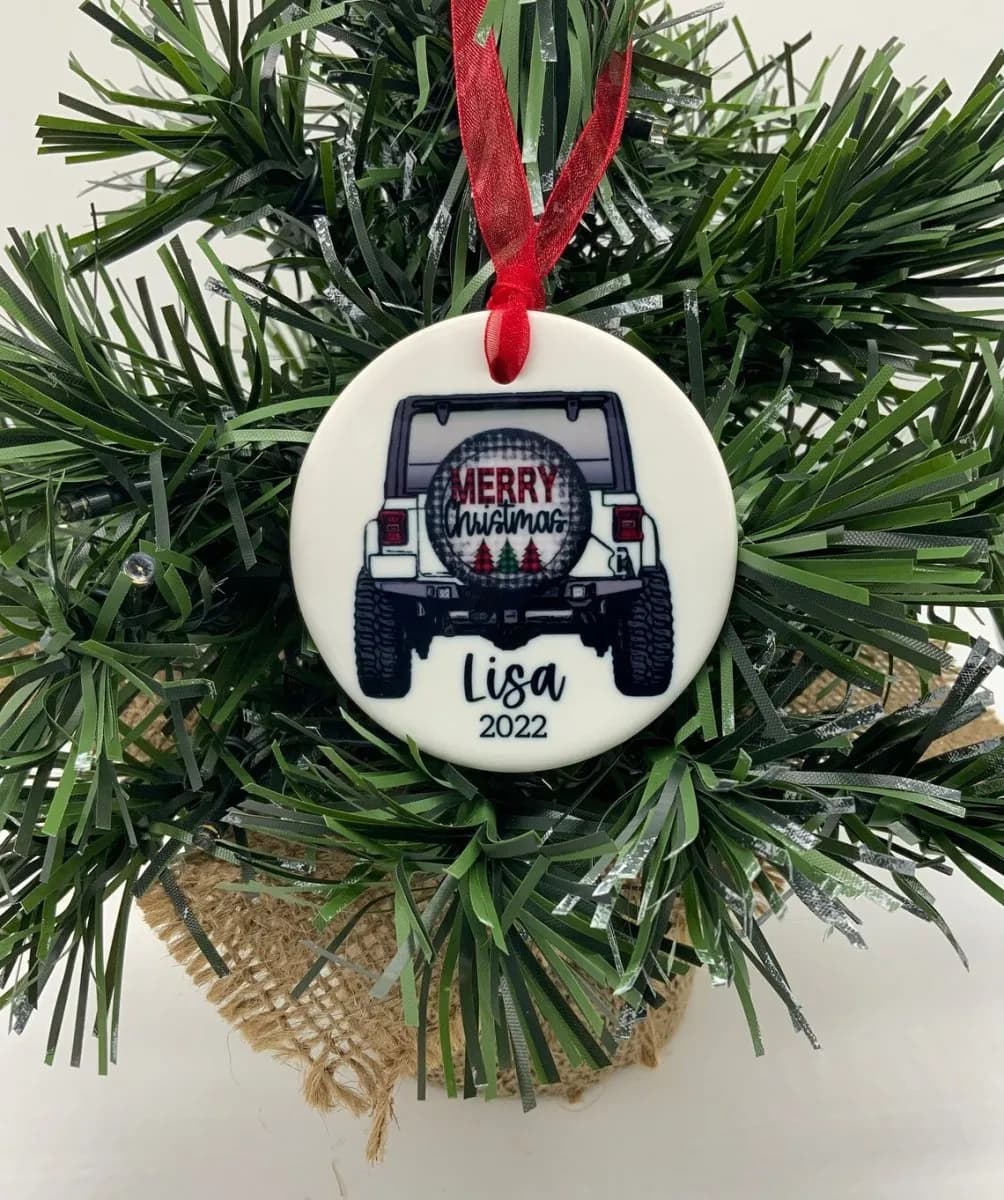 Hect Creations Personalized 4x4 Ornament - Off-Road Christmas Gift