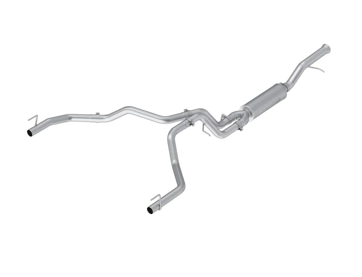 MBRP 2021-2025 Cadillac Escalades 6.2L. Excludes V-Series T304 Stainless Steel 3 Cat-Back 2.5 Dual Split Rear S5007304