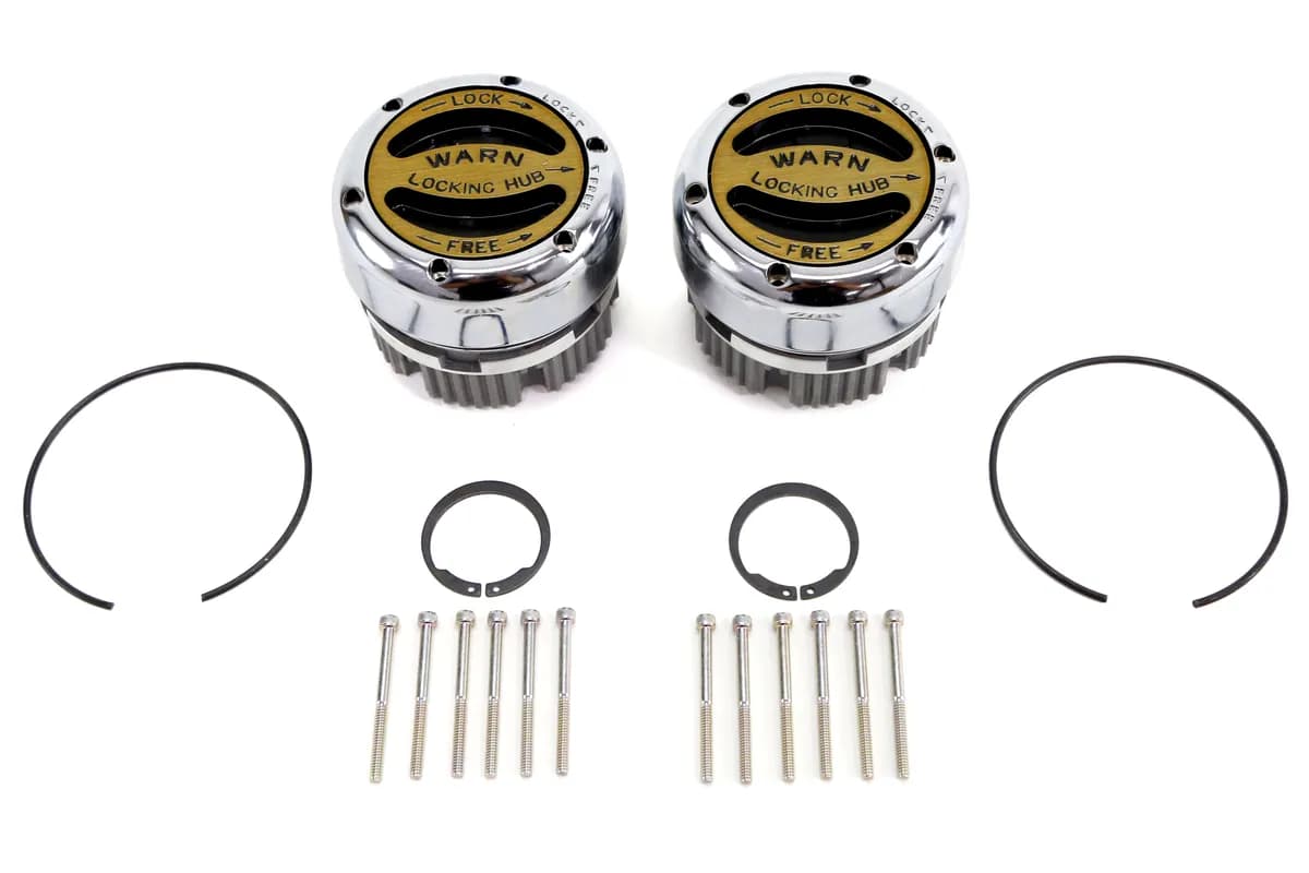 WARN - Manual; 19 Spline; Internal Mount; Set Of 2