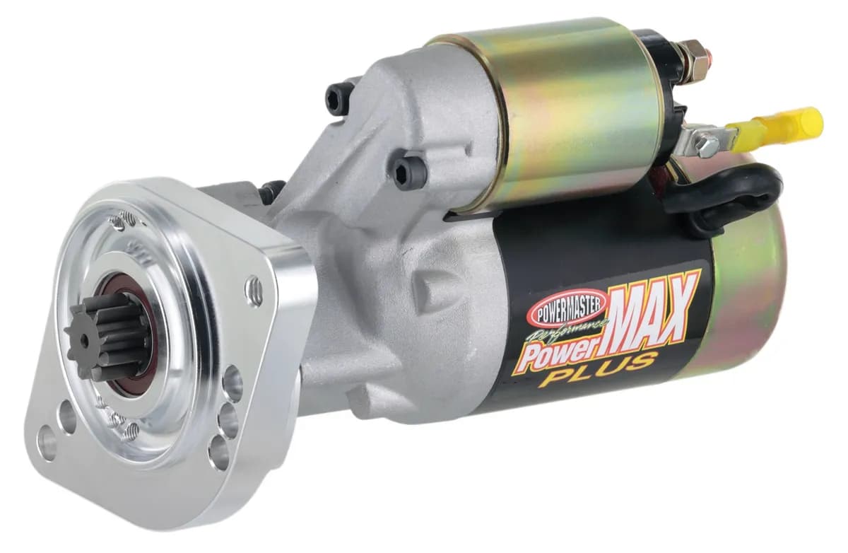PowerMax Plus Starter; 16:1 Compression Ratio; 3.7:1 Gear Reduction; Billet Black/Natural Finish;