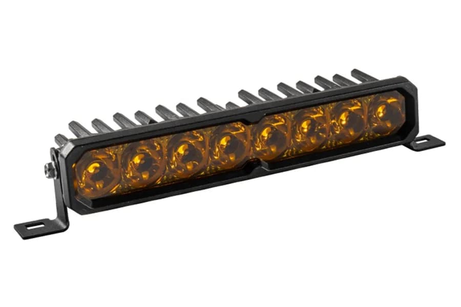 Diode Dynamics SS10 Max LED Light Bar, Yellow - Spot (Amber Backlight)
