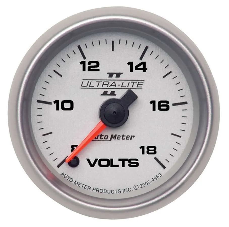 Gauge, Voltmeter, 2 1/16", 18V, Digital Stepper Motor, Ultra-Lite II