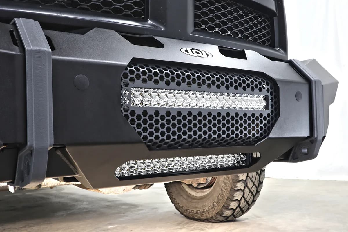"Destroyer Truck Front Bumper 20"" LED Light Bar Center Screen"