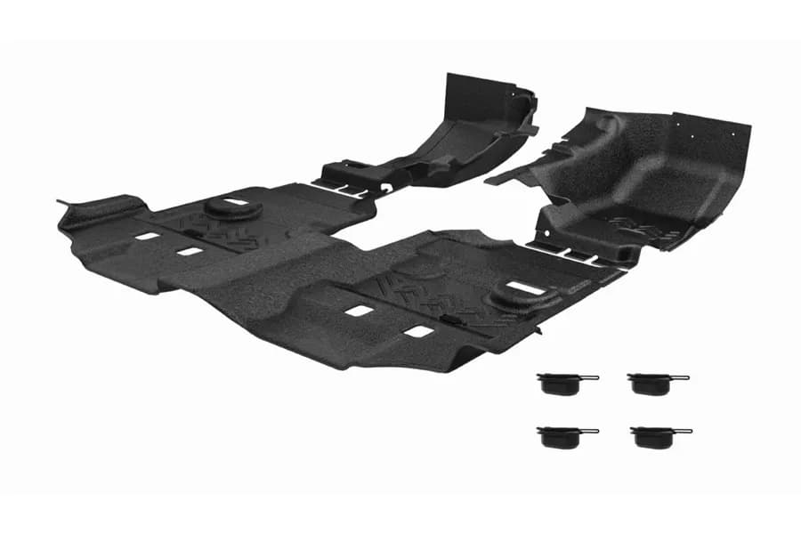 0718 Wrangler Unlimited 3pc Front And Rear Composite Flooring Mesa Smoke