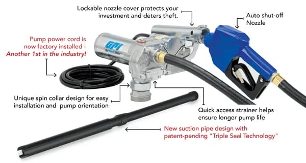 M150sau / Gpi 15 Gpm 12v Fuel Transfer Pump