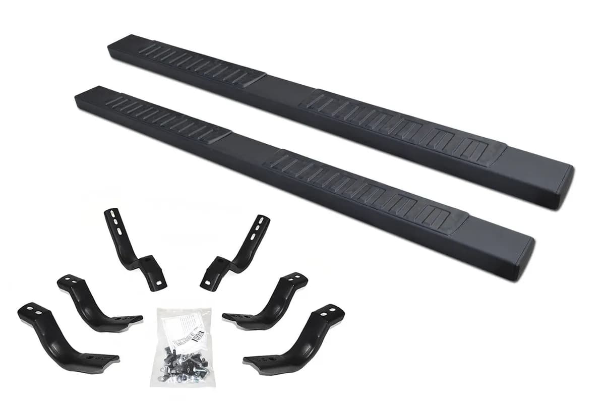 Go Rhino 6862404580T - 6 OE Xtreme II SideSteps With Mounting Bracket Kit - Textured Black