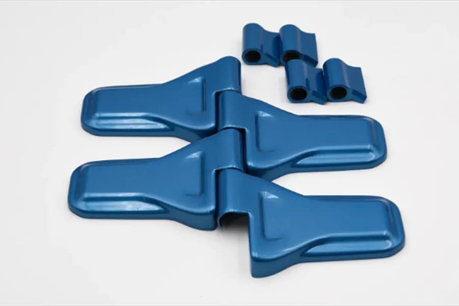 Distinction Applied 2018 - 2025 Jeep Wrangler Gladiator Jeep Wrangler JL/ Gladiator door hinge covers - 4XE Electric Blue DA_HNGCVR_4XE