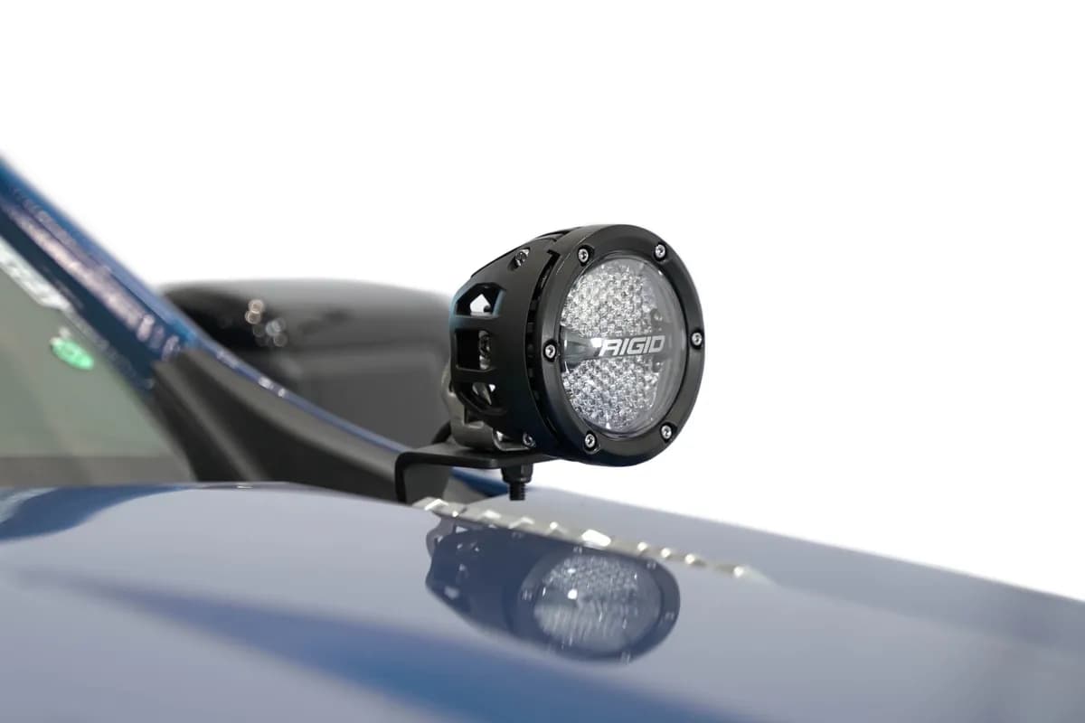 22c Silverado/Sierra 1500 Ditch Light Brackets Black