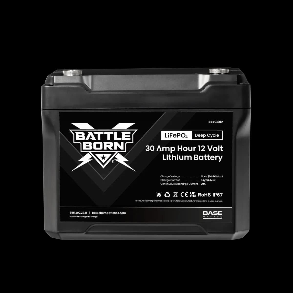Battle Born 30ah 12v Lifepo4 Deep Cycle Battery (Base Series)